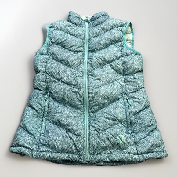 Mountain Hardwear Womens Turquoise Q-Shield 650 Duck Down Puffer Full Zip Vest S - Picture 1 of 10